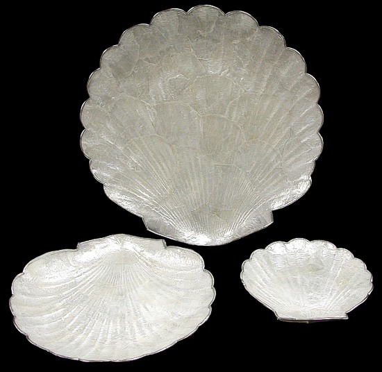 Three Piece Capiz Scallop Set CC1-90  8/4/13