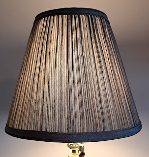 Lampshade MP slate blue liteup 5x10x8