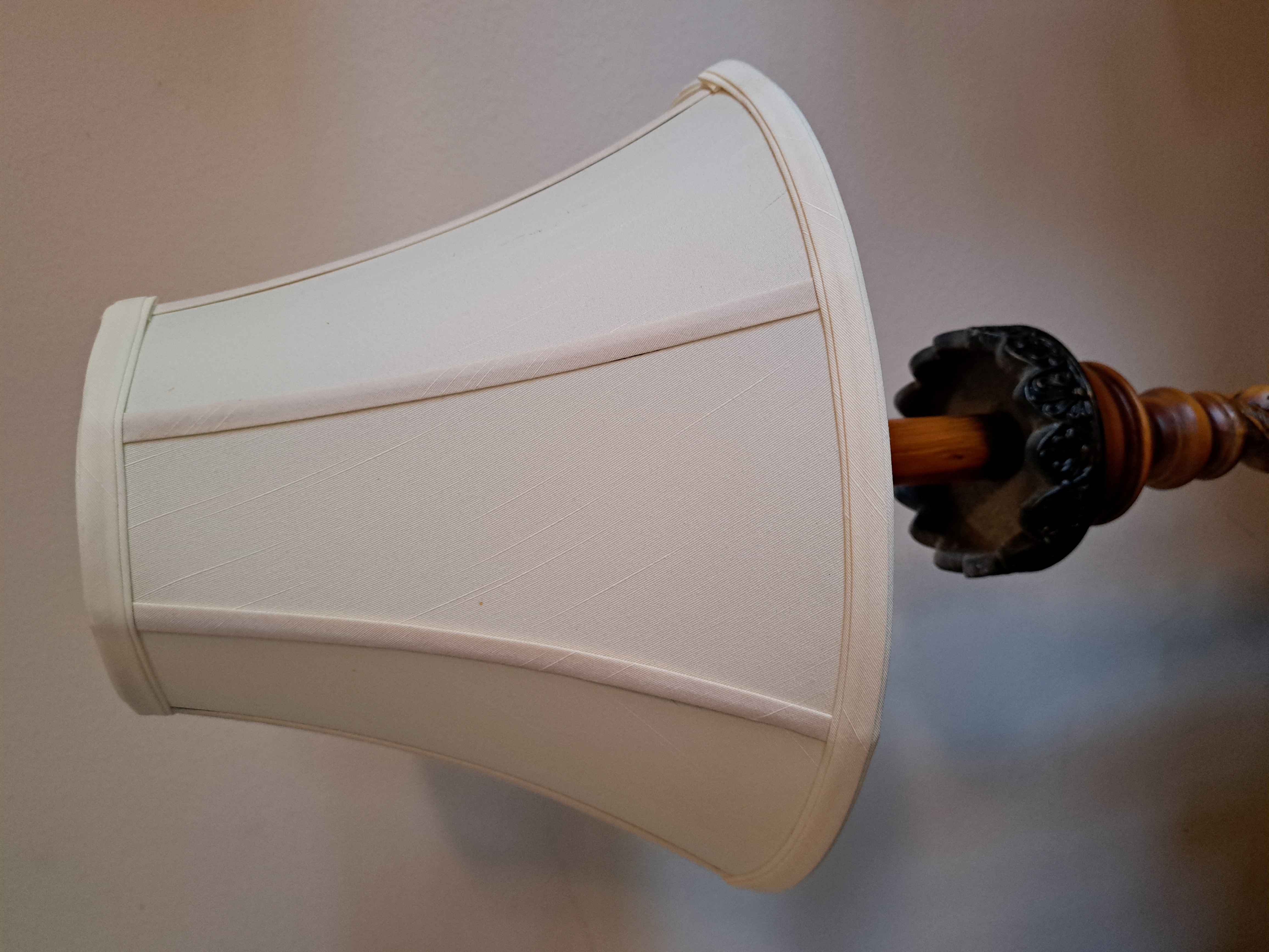 Lampshade not lite HS manufactured cream on beige 6x12.75x9.5