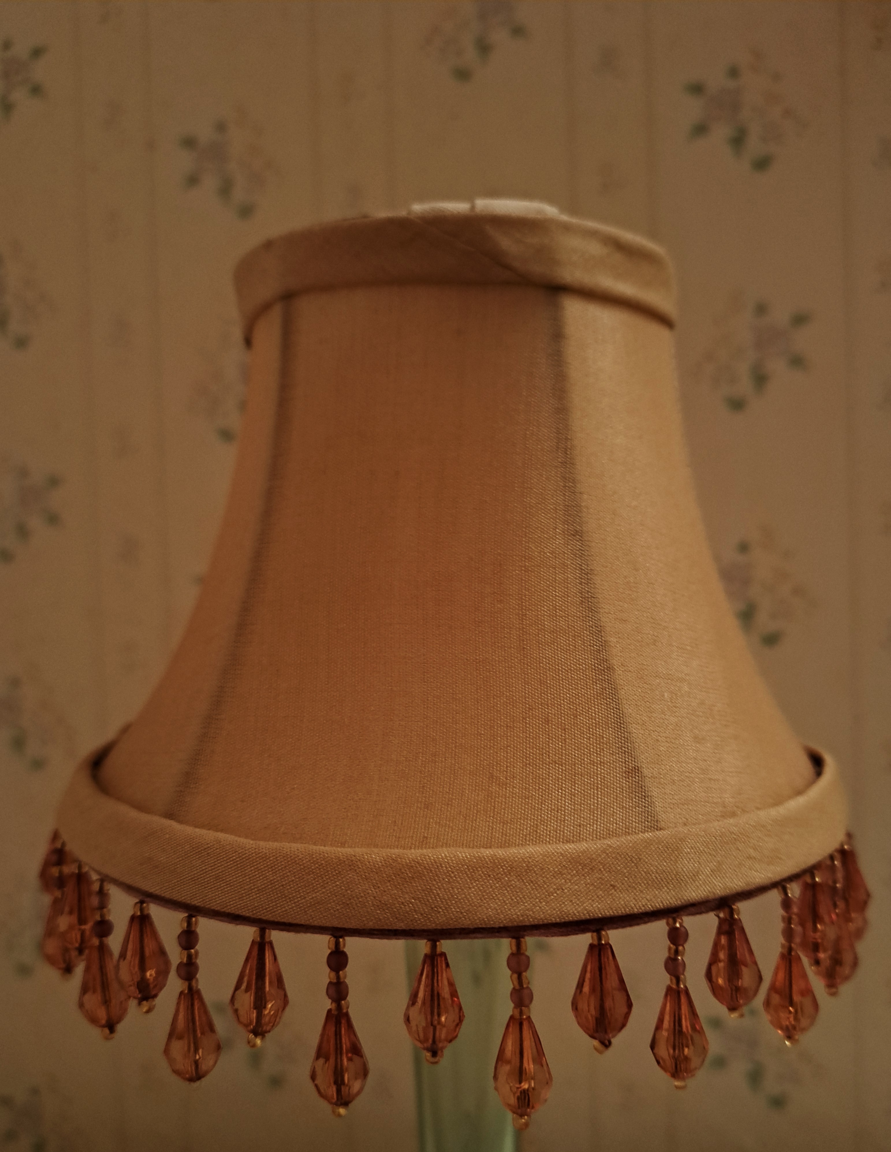 Lampshade clipon fabric 3x5.5x4