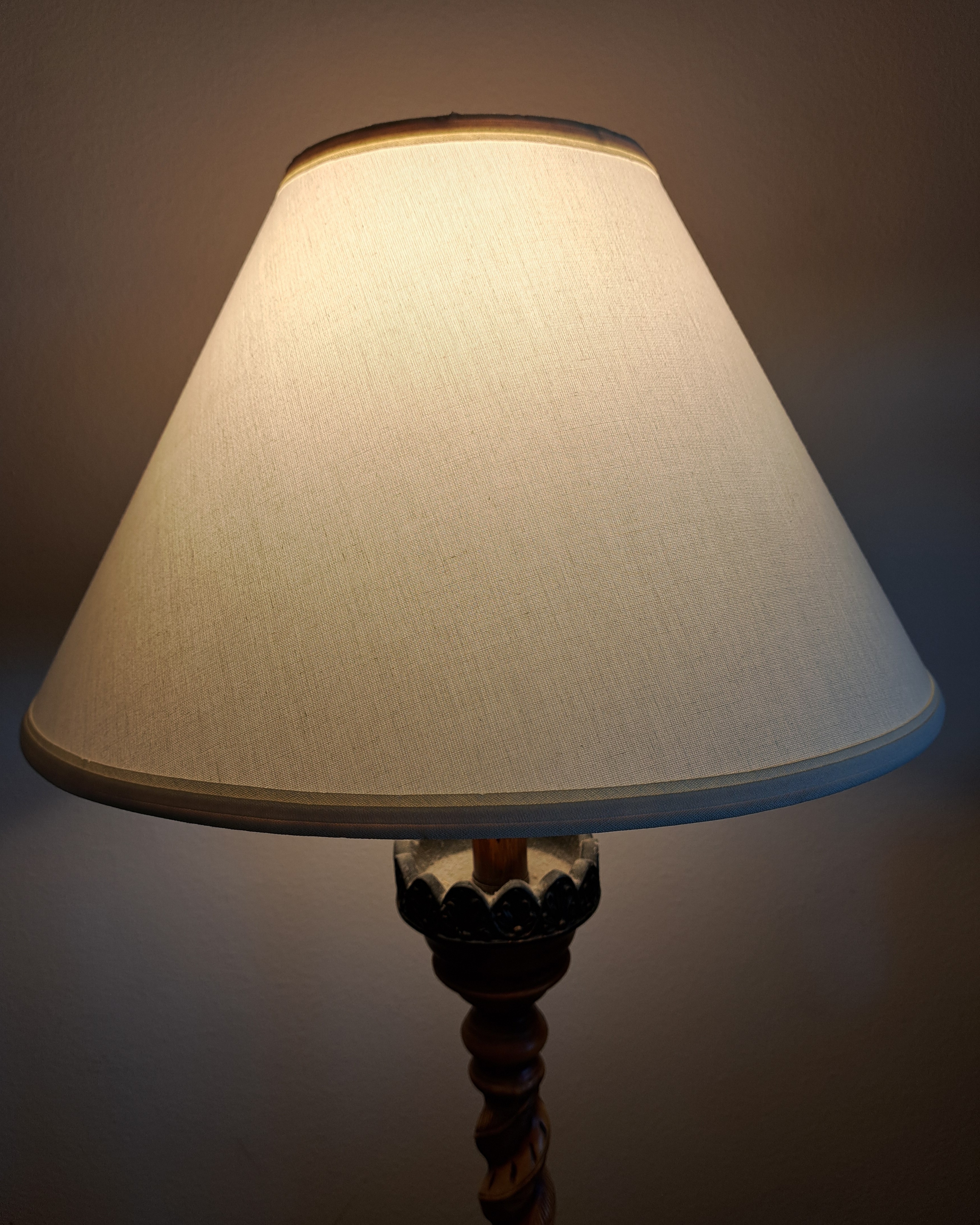Lampshade Coolie liste cream 7.25 x 18 x 12