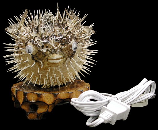 Porcupine Fish Lamp