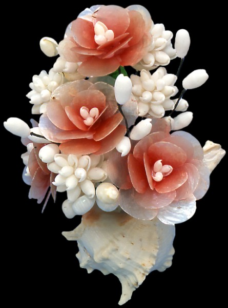 Capiz Shell Flower Arrangement  E1-32