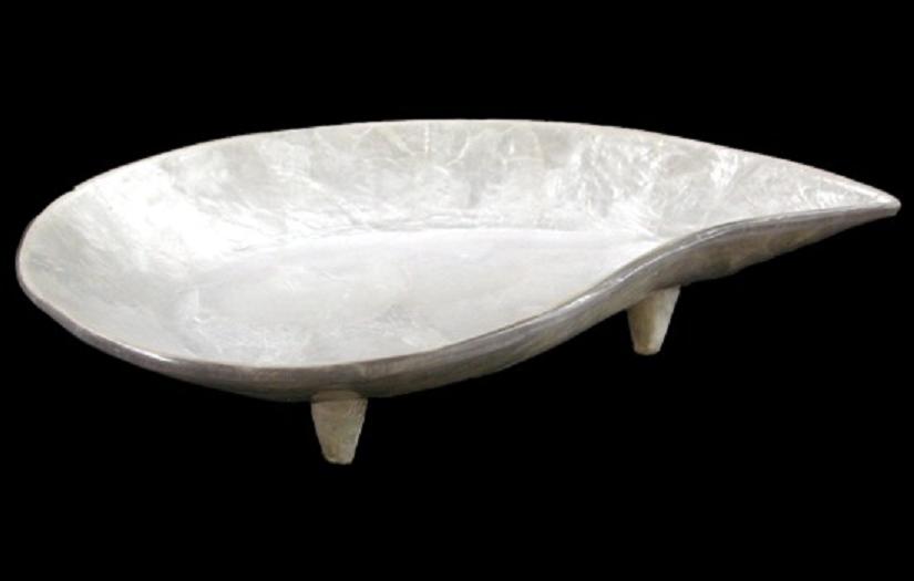 Capiz Tear Drop Dish M1-90  8/4/13
