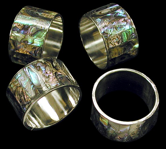 Paua Napkin Rings